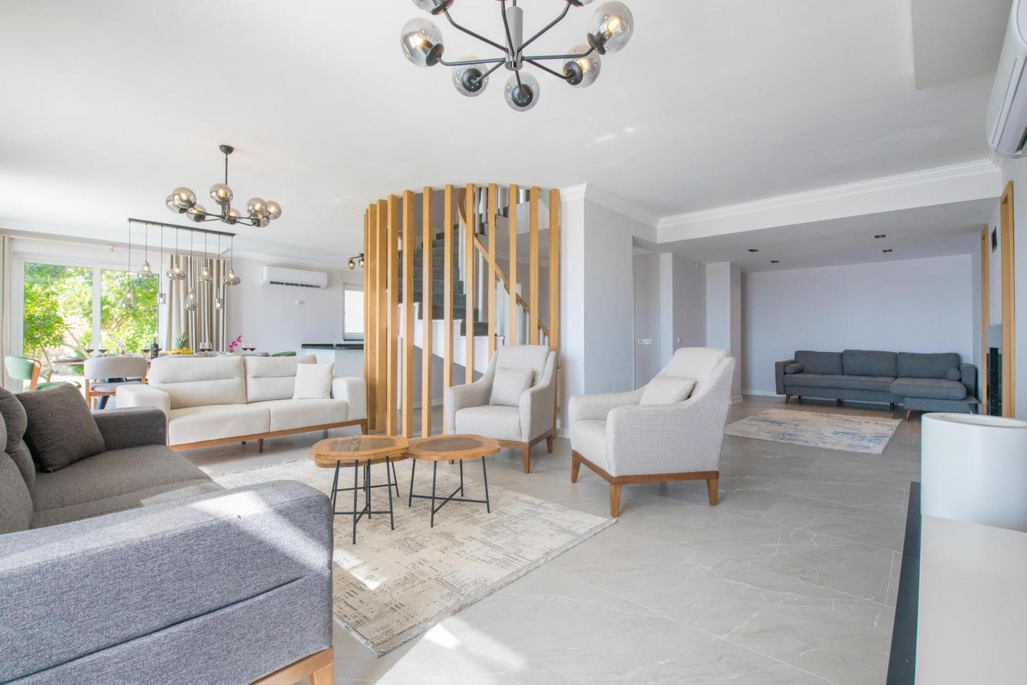 Beachfront White Villa With Private Swimming Pool Kalkan Zewnętrze zdjęcie