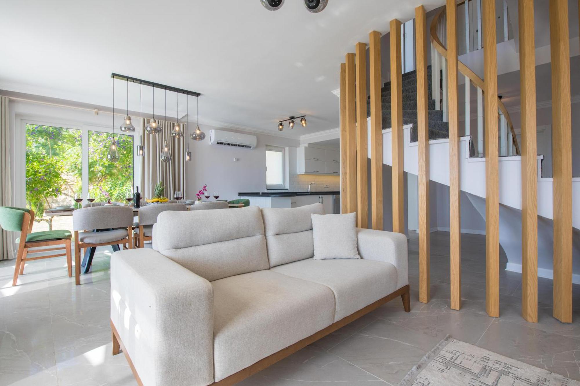 Beachfront White Villa With Private Swimming Pool Kalkan Zewnętrze zdjęcie